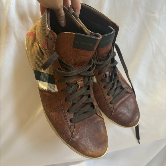 Burberry Mens High Top Sneaker - Picture 7 of 13